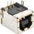 Amphenol FCI - 61729-1011BLF - Black ThruHole RightAngle 4Cnts Socket TypeB USB Data Conn|70236839 | ChuangWei Electronics