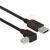 L-com Connectivity - CAA-90LMB5-03M - 0.3m Straight A Male/Left Angle Mini B5 Male Right Angle USB Cable|70423850 | ChuangWei Electronics
