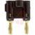 Pomona Electronics - 4892-0 - Black gold plated Double Banana Plug|70197206 | ChuangWei Electronics