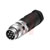 Amphenol Sine/Tuchel - T 3400 002 - 300V Silver 6-8mm Cable Dia Solder Str C091 A 6 Cnt Plug DIN Circ Conn|70282961 | ChuangWei Electronics