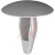 Essentra Components - MMB-125-01 - Hardware; Mini Mounting Button; Natural; Dia. Disc=0.27in.; Length, Tab=0.33in.