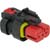 TE Connectivity - 776429-1 - RED 14-18 AWG 3POSITION PLUG ASSEMBLY AMPSEAL 16 CONNECTOR|70084747 | ChuangWei Electronics