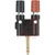 Pomona Electronics - 5001/POM - degC (Max.) Black Miniature Plug Adapter, Binding Post|70197212 | ChuangWei Electronics