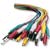 Mueller - BU-00287 - Soldered Clips 10 Leads Alligator Insulated Multi color Lead Set|70188678 | ChuangWei Electronics