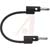 Pomona Electronics - B-12-0 - Black 12 Inch Stack-Up Banana Plug Each End Patch Cord|70197059 | ChuangWei Electronics