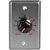 Speco Technologies - WAT-10-8 - BlackKnob StainlessSteelWallplate 70/25V 10W Mono Single Attenuator|70146373 | ChuangWei Electronics