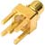 Abbatron / HH Smith - MMCX5127 - 6 GHz Gold Brass Straight PC Plug MMCX 50 Ohm Connector|70209873 | ChuangWei Electronics