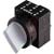 Siemens - 3SB3000-2KA11 - Switch, part; selector knob act.; 2 posMtnd; Blk; plas ring