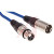 RS Pro - 7424497 - 1m Blue Female XLR to Male XLR Audio Video Cable Assembly|70651269 | ChuangWei Electronics