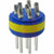 Amphenol Industrial - 97-22-23P - 8 #12 solder cup pin contact blueinsul size 22 insert only connector comp|70141389 | ChuangWei Electronics