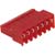 TE Connectivity - 3-640440-7 - Red IDC 22 AWG Closed End 7 Position MTA-100 Receptacle|70042742 | ChuangWei Electronics