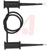 Pomona Electronics - 5301-12-0 - PVC 12 in. Black Glass Filled Nylon Stainless Steel Test Clip Patch Cord|70198277 | ChuangWei Electronics
