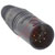 Neutrik - NC6MX-B - X-Series 6 Pin Male XLR Cable Connector- Black/Gold|70088515 | ChuangWei Electronics
