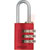 ABUS USA - 145/20 RED - Red Shackle 3mm Dia 22.5mm W 52.5mm H 3 Dial Combo Padlock|70567042 | ChuangWei Electronics