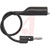 Pomona Electronics - 1166-36-0 - 50 degC Black PVC Alligator Clip Stacking Banana 18 36 in. 1 Patch Cord|70198098 | ChuangWei Electronics