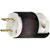 Hubbell Wiring Device-Kellems - HBL7545C - Plug, Insulgrip, 2 Pole, 2 Wire