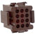 TE Connectivity - 1-640512-0 - Brick Red Nylon 0.165 x 0.165 in. 9 A (Max.) 250 VAC Connector, Soft Shell|70083736 | ChuangWei Electronics