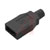 L-com Connectivity - USBHD2.0-Z-A - Type A USB Hood - Black LSZH|70356030 | ChuangWei Electronics