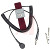 SCS - 2224 - Wrist Strap; Fabric Wrist; 10 ft; 9 in.(Max.); Burgandy, Adjustable