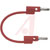 Pomona Electronics - B-24-2 - Red 24 Inch Stack-Up Banana Plug Each End Patch Cord|70197067 | ChuangWei Electronics