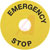 EAO - 704.963.1 - 90x1mm 22.5mm Yellow EMERGENCY STOP English E-Stop Legend Plate Accessory|70029370 | ChuangWei Electronics