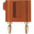 Pomona Electronics - 2035-2 - Red Miniature Double Banana Plug With Shorting Bar|70197900 | ChuangWei Electronics