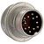 Amphenol Sine/Tuchel - T 3637 009 - 12 silver-pltd solder contact front mt male panel recept circular din connector|70013114 | ChuangWei Electronics