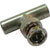 Amphenol RF - 112462 - connector, rf coaxial, bnc in-series adapter, tee, jack to plug to jack, 75 ohm