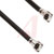 Amphenol RF - A-2PA-113-150B2 - 150 mm AMMC Right Angle Plug to AMMC Right Angle Plug on 1.13 mm Micro-cable|70462158 | ChuangWei Electronics