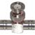 Amphenol RF - 112459 - connector, rf coaxial, bnc in-series adapter, T, jack to plug to jack, 50 ohm