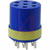 Amphenol Industrial - 97-24-10S - 7 #8 solder cup socket contact blueinsul size 24 insert only connector comp|70141400 | ChuangWei Electronics