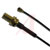 Amphenol RF - 336503-13-0200 - 200 mm MCX Bulkhead Jack to AMC Plug on 1.32mmcable|70381724 | ChuangWei Electronics