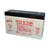EnerSys - NP12-6 - Quick Disconnect: 0.187 12Ah 6VDC Lead Acid Rectangular Rechargeable Battery|70248142 | ChuangWei Electronics