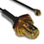 Amphenol RF - 336306-12-0150 - 150 mm SMA Bulkhead Jack RP to AMC Plug on 1.13mm cable|70381698 | ChuangWei Electronics