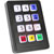 Storm Interface - 7207-121W203 - Keypad; Rugged; 12 Key; Illuminated; Includes Tile Set A:Arrows, #'s, Symbols; IP65