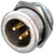 Neutrik - NC3MPR-HD - 3 Way Panel Mount XLR Connector, Male, Gold over Nickel Plated Contacts, 50 V ac