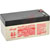 EnerSys - NPH3.2-12 - Battery; Rechargeable; Rectangular; Lead Acid; 12VDC; 3.2Ah; Quick Disconnect: 0.187