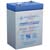 Power-Sonic - PS-640F - SLA Quick Disconnect:0.187 4.5Ah 6VDC Lead Acid Rectangular Rechargeable Battery|70115625 | ChuangWei Electronics