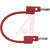 Pomona Electronics - B-12-2 - Red 12 Inch Stack-Up Banana Plug Each End Patch Cord|70197064 | ChuangWei Electronics