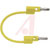 Pomona Electronics - B-48-4 - Yellow 48 Inch Stack-Up Banana Plug Each End Patch Cord|70198433 | ChuangWei Electronics
