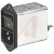 Schurter - 4302.5315 - Appliance Inlet; Filter/Line Switch; IEC; C14; 2P; 125VAC; 10A; Pnl Mt-Scrw; QC; Standard