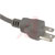 Volex Power Cords - 17237 8 B1 - 60 degC Gray 125 V 1250 W 0.246 in.(Outer) 6 ft. SVT 10 A Power Cord|70116042 | ChuangWei Electronics