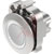 EAO - 45-2T07.4FK0.000 - 30.5mm White LED Front Face Illum Trans Clear Sandgrey Metal Actuator Indicator|70734721 | ChuangWei Electronics