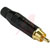 Amphenol Audio - ACPR-BLK - Gold plated contacts Coloured shell Diecast shell RCA Plug|70400415 | ChuangWei Electronics