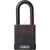 ABUS USA - 74/40 KA BLK - Black KA Shackle 1-1/2in H 1/4in Dia 1-1/2in W 6 Pin Plastic Covered Padlock|70566917 | ChuangWei Electronics